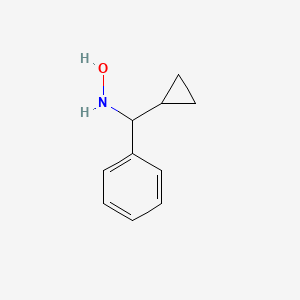 N-[cyclopropyl(phenyl)methyl]hydroxylamine