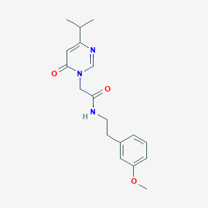 2-(4-isopropyl-6-oxopyrimidin-1(6H)-yl)-N-(3-methoxyphenethyl)acetamide