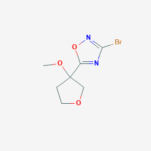 3-Bromo-5-(3-methoxyoxolan-3-yl)-1,2,4-oxadiazole