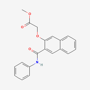 Methyl {[3-(anilinocarbonyl)-2-naphthyl]oxy}acetate