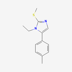 1-ethyl-2-(methylthio)-5-(p-tolyl)-1H-imidazole