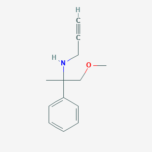 (1-Methoxy-2-phenylpropan-2-yl)(prop-2-yn-1-yl)amine