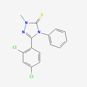 3-(2,4-Dichlorophenyl)-1-methyl-4-phenyl-1,2,4-triazoline-5-thione