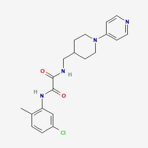 N1-(5-chloro-2-methylphenyl)-N2-((1-(pyridin-4-yl)piperidin-4-yl)methyl)oxalamide