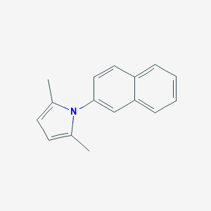 molecular formula C16H15N B273708 2,5-dimethyl-1-(naphthalen-2-yl)-1H-pyrrole 