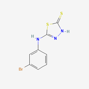 5-[(3-Bromophenyl)amino]-1,3,4-thiadiazole-2-thiol