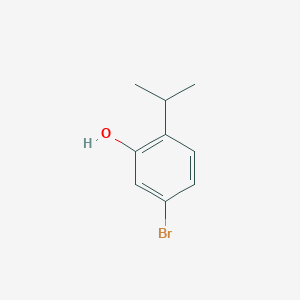 molecular formula C9H11BrO B2737121 5-Bromo-2-(propan-2-YL)phenol CAS No. 1243373-55-8