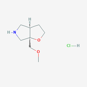 (3Ar,6aR)-6a-(methoxymethyl)-2,3,3a,4,5,6-hexahydrofuro[2,3-c]pyrrole;hydrochloride