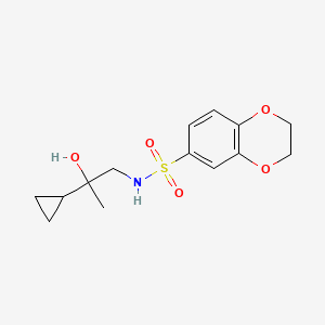 N-(2-cyclopropyl-2-hydroxypropyl)-2,3-dihydrobenzo[b][1,4]dioxine-6-sulfonamide