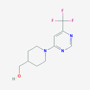 [1-[6-(Trifluoromethyl)pyrimidin-4-yl]piperidin-4-yl]methanol
