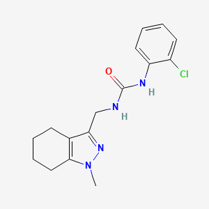molecular formula C16H19ClN4O B2737232 1-(2-氯苯基)-3-((1-甲基-4,5,6,7-四氢-1H-吲哚-3-基)甲基)脲 CAS No. 1448122-49-3