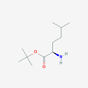 Tert-butyl (2R)-2-amino-5-methylhexanoate