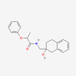 N-((2-hydroxy-1,2,3,4-tetrahydronaphthalen-2-yl)methyl)-2-phenoxypropanamide