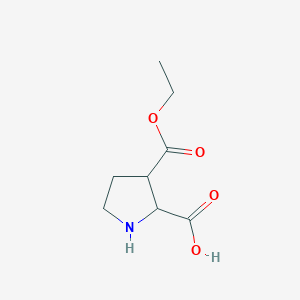 3-(Ethoxycarbonyl)pyrrolidine-2-carboxylic acid