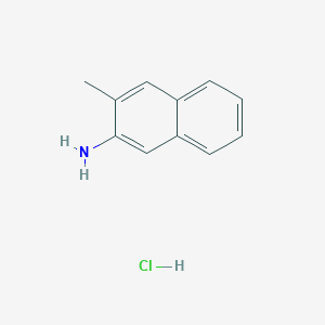 3-Methylnaphthalen-2-amine--hydrogen chloride (1/1)