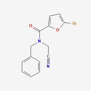 N-benzyl-5-bromo-N-(cyanomethyl)furan-2-carboxamide