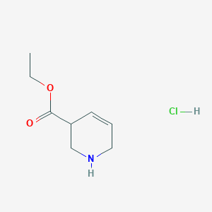Ethyl 1,2,3,6-tetrahydropyridine-3-carboxylate;hydrochloride