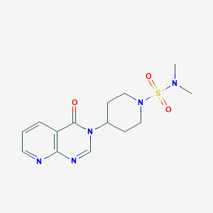 N,N-dimethyl-4-(4-oxopyrido[2,3-d]pyrimidin-3(4H)-yl)piperidine-1-sulfonamide