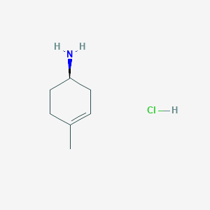 molecular formula C7H14ClN B2737413 (1R)-4-Methylcyclohex-3-en-1-amine;hydrochloride CAS No. 2402789-50-6