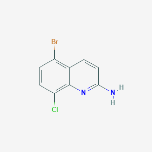 5-Bromo-8-chloroquinolin-2-amine