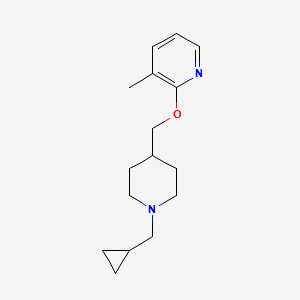 2-[[1-(Cyclopropylmethyl)piperidin-4-yl]methoxy]-3-methylpyridine