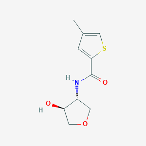 N-[(3R,4S)-4-Hydroxyoxolan-3-yl]-4-methylthiophene-2-carboxamide