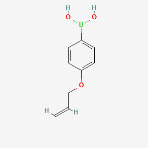 molecular formula C10H13BO3 B2737503 [4-(丁-2-烯-1-氧基)苯基]硼酸 CAS No. 938443-40-4