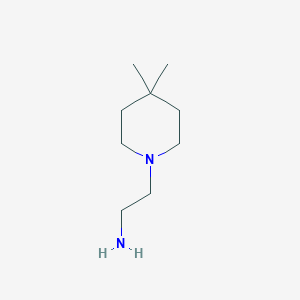 molecular formula C9H20N2 B2737520 2-(4,4-Dimethylpiperidin-1-yl)ethan-1-amine CAS No. 1343608-76-3