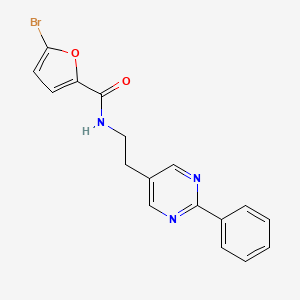 molecular formula C17H14BrN3O2 B2737578 5-bromo-N-(2-(2-phenylpyrimidin-5-yl)ethyl)furan-2-carboxamide CAS No. 2034397-60-7