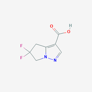 5,5-Difluoro-5,6-dihydro-4H-pyrrolo[1,2-b]pyrazole-3-carboxylic acid