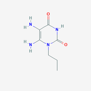 molecular formula C7H12N4O2 B2737720 5,6-Diamino-1-propyl-1,2,3,4-tetrahydropyrimidine-2,4-dione CAS No. 76194-07-5