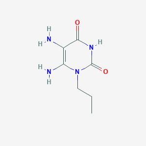 molecular formula C7H12N4O2 B2737720 5,6-Diamino-1-propylpyrimidine-2,4(1H,3H)-dione CAS No. 76194-07-5