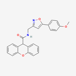 N-((5-(4-methoxyphenyl)isoxazol-3-yl)methyl)-9H-xanthene-9-carboxamide