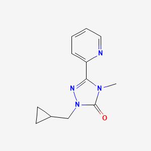 1-(cyclopropylmethyl)-4-methyl-3-(pyridin-2-yl)-4,5-dihydro-1H-1,2,4-triazol-5-one