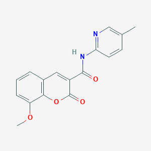 8-methoxy-N-(5-methylpyridin-2-yl)-2-oxo-2H-chromene-3-carboxamide