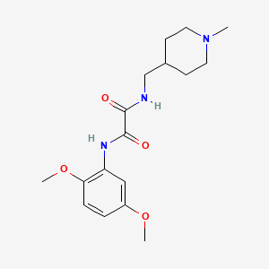 N1-(2,5-dimethoxyphenyl)-N2-((1-methylpiperidin-4-yl)methyl)oxalamide