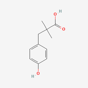 molecular formula C11H14O3 B2737778 3-(4-Hydroxyphenyl)-2,2-dimethylpropanoic acid CAS No. 1517224-31-5