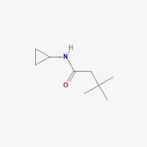 molecular formula C9H17NO B2737787 N-cyclopropyl-3,3-dimethylbutanamide CAS No. 1090960-10-3