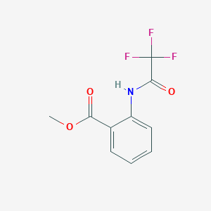 molecular formula C10H8F3NO3 B2737889 Methyl 2-[(2,2,2-trifluoroacetyl)amino]benzenecarboxylate CAS No. 31385-12-3