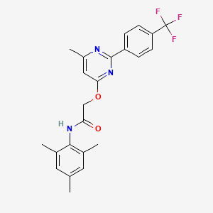B2737982 N-(3-chloro-2-methylphenyl)-2-(5,7-dioxo-6-propyl-2-pyrrolidin-1-yl-6,7-dihydro[1,3]thiazolo[4,5-d]pyrimidin-4(5H)-yl)acetamide CAS No. 1251615-95-8