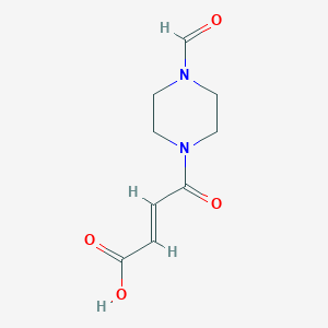 4-(4-Formylpiperazinyl)-4-oxobut-2-enoic acid