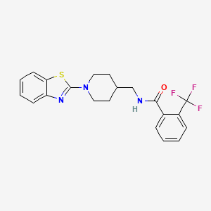 N-((1-(benzo[d]thiazol-2-yl)piperidin-4-yl)methyl)-2-(trifluoromethyl)benzamide