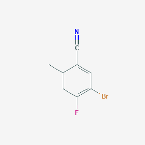 5-Bromo-4-fluoro-2-methylbenzonitrile