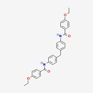 4-ethoxy-N-[4-[[4-[(4-ethoxybenzoyl)amino]phenyl]methyl]phenyl]benzamide