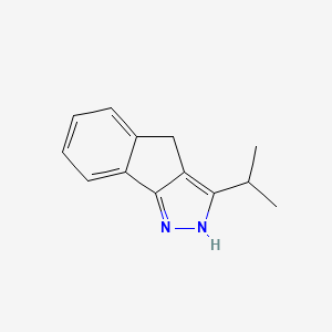 molecular formula C13H14N2 B2738181 3-(异丙基)茚并[3,2-C]吡唑 CAS No. 1119391-80-8