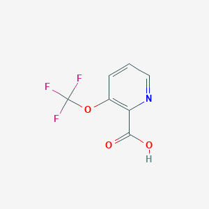 molecular formula C7H4F3NO3 B2738195 3-(Trifluoromethoxy)picolinic acid CAS No. 1221171-81-8