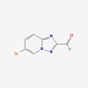 6-Bromo-[1,2,4]triazolo[1,5-a]pyridine-2-carbaldehyde