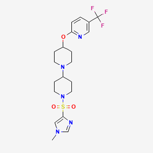 1'-[(1-methyl-1H-imidazol-4-yl)sulfonyl]-4-{[5-(trifluoromethyl)pyridin-2-yl]oxy}-1,4'-bipiperidine