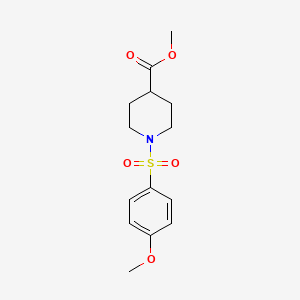 Methyl 1-[(4-methoxyphenyl)sulfonyl]-4-piperidinecarboxylate