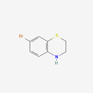 molecular formula C8H8BrNS B2738278 7-bromo-3,4-dihydro-2H-benzo[b][1,4]thiazine CAS No. 193414-60-7